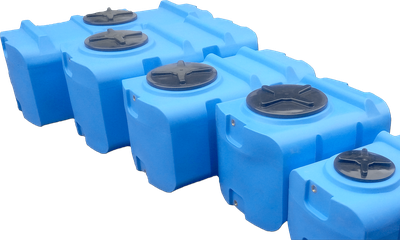 Rectangular plastic food tanks for water and chemicals