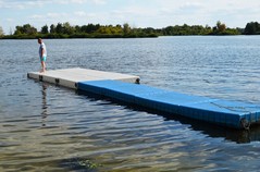 Floating docks in packages