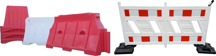 Дорожные ограждения, конус дорожный, водоналивной дорожный блок (барьер ...